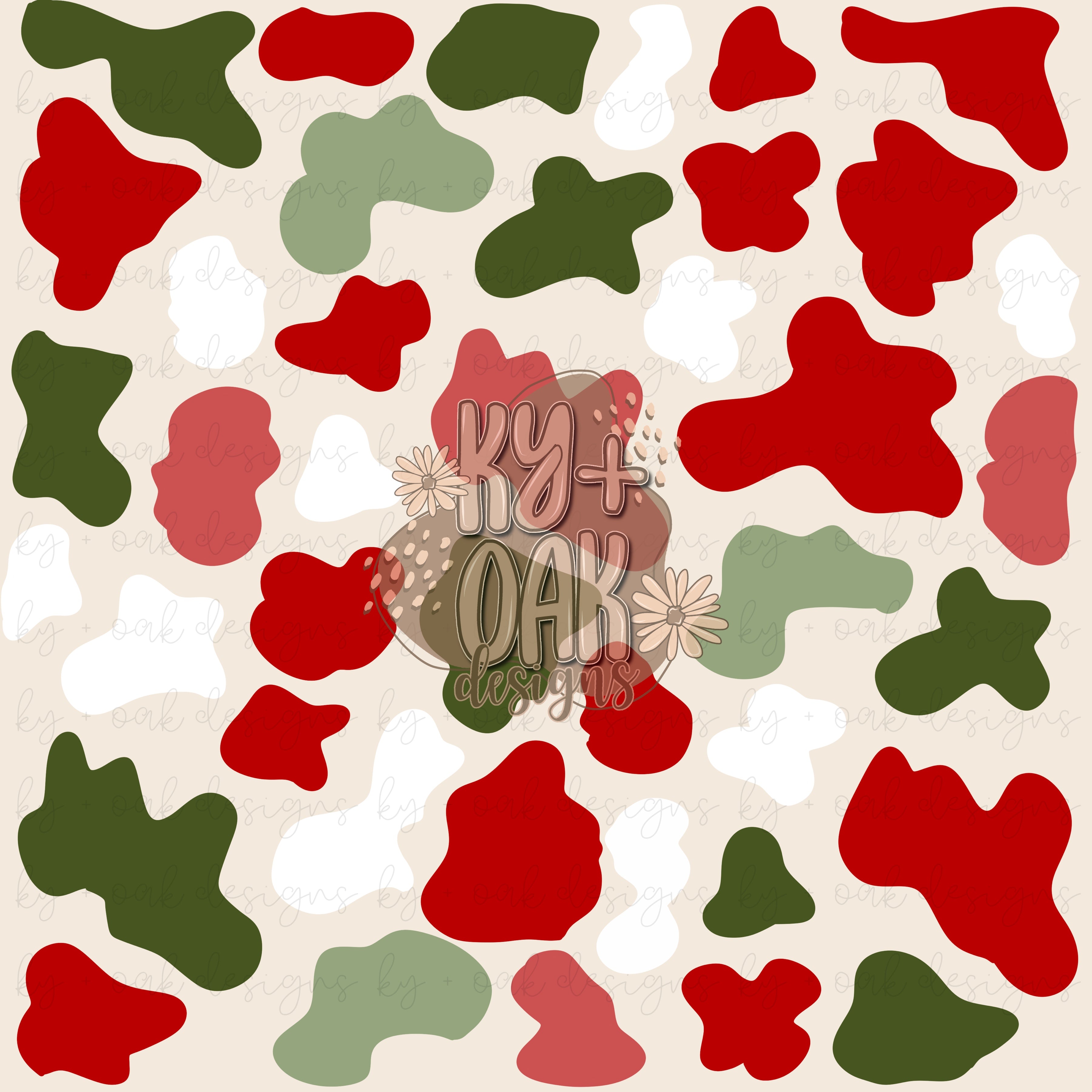 Festive Cow Print