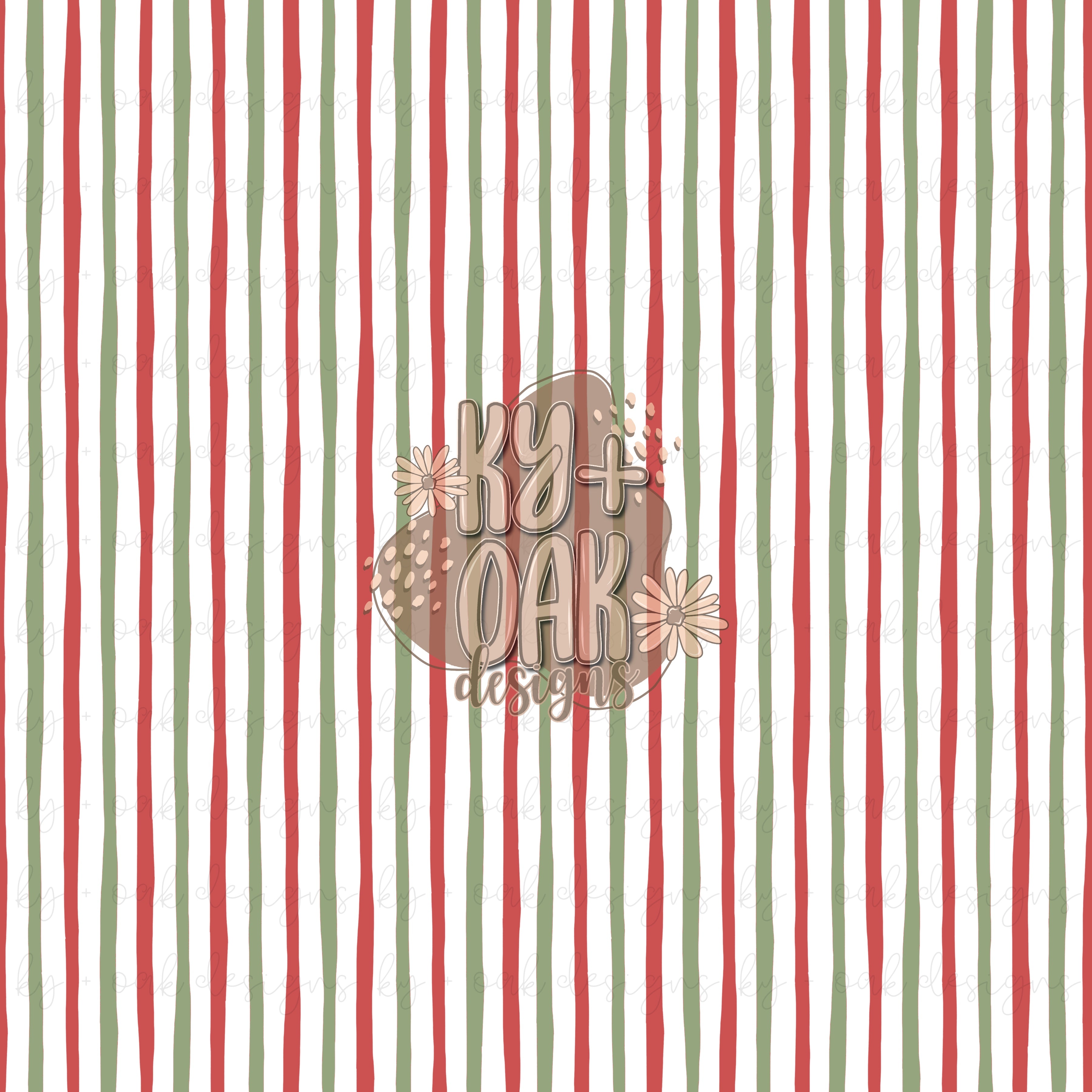 Festive Pinstripes