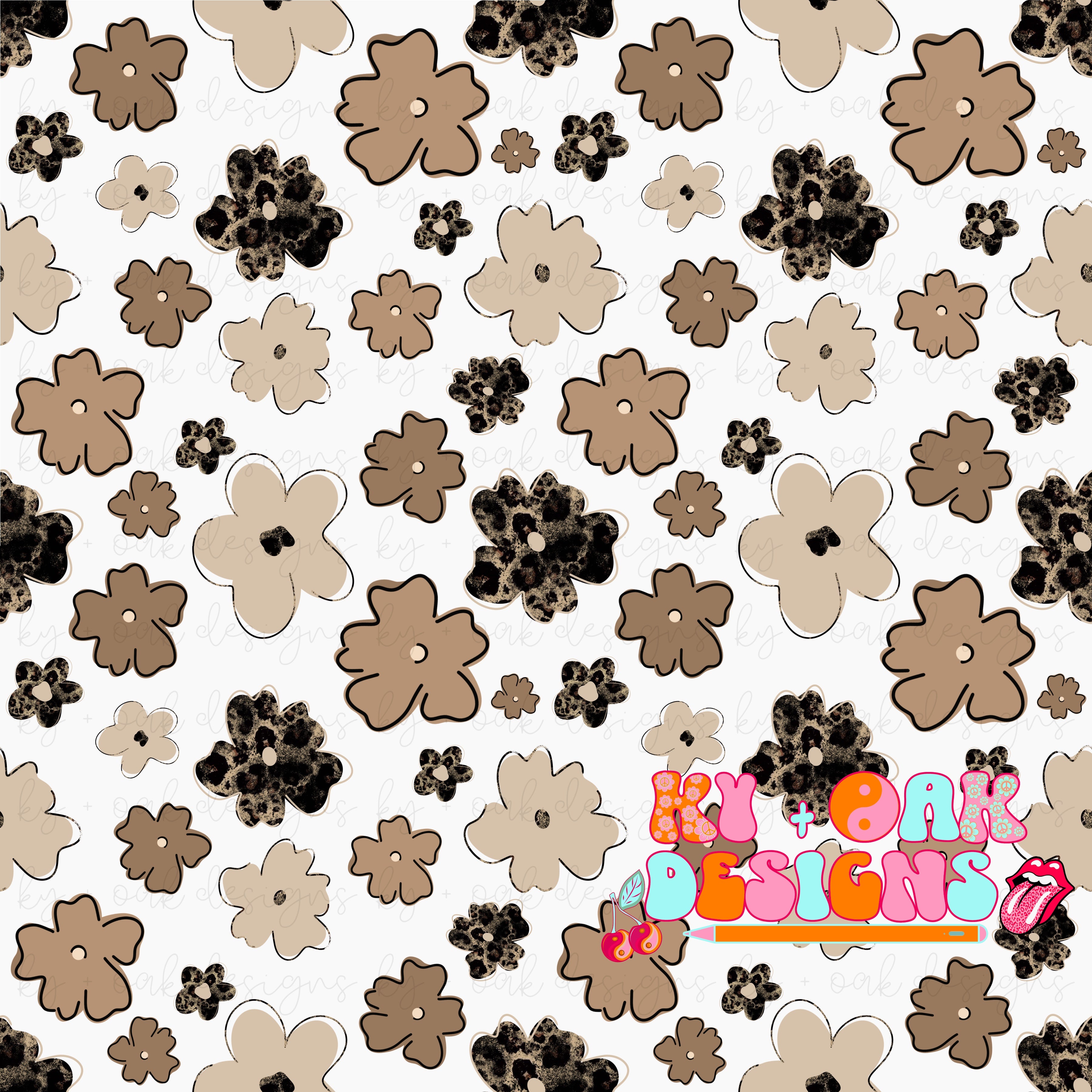 Leopard Floral