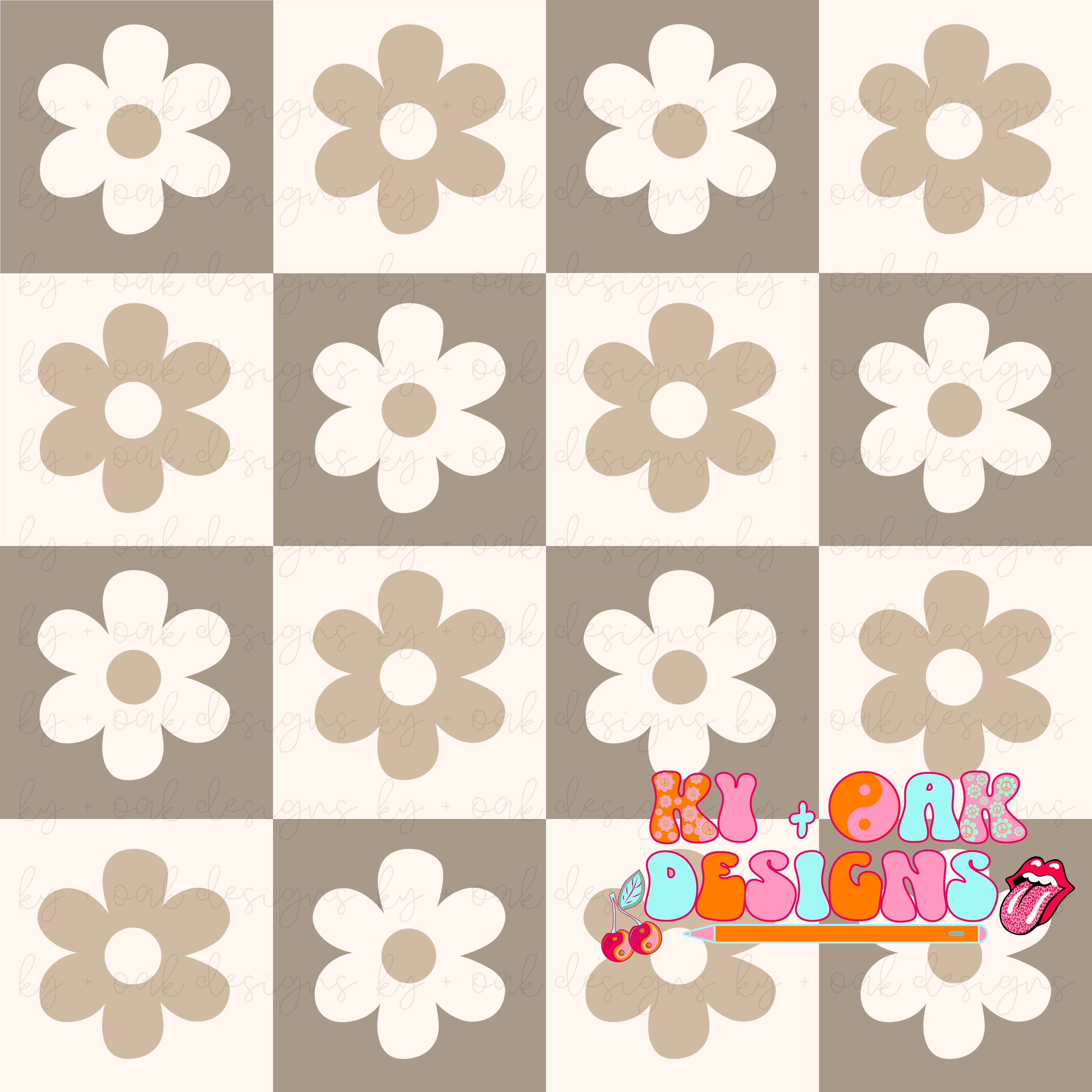 Floral Checks