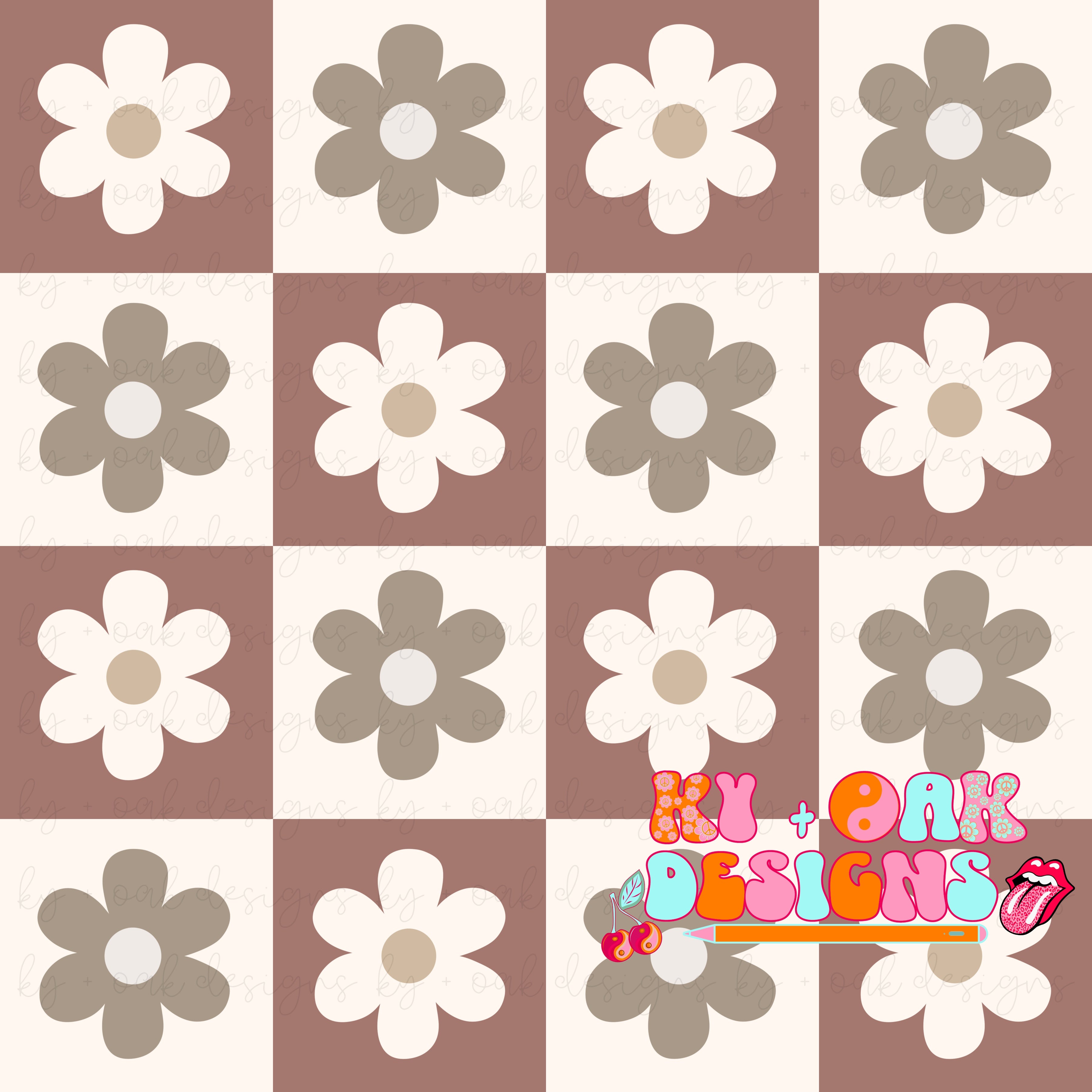 Floral Checks