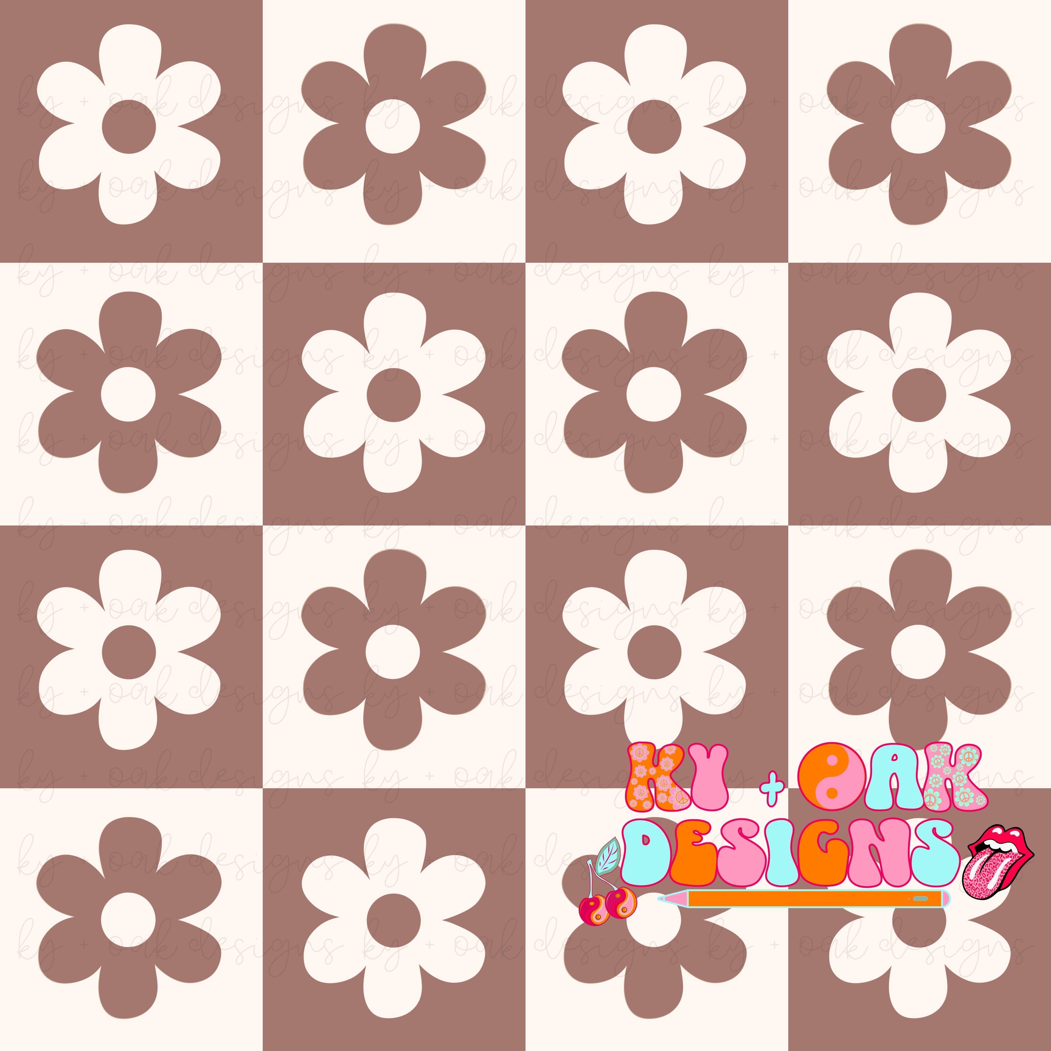 Floral Checks