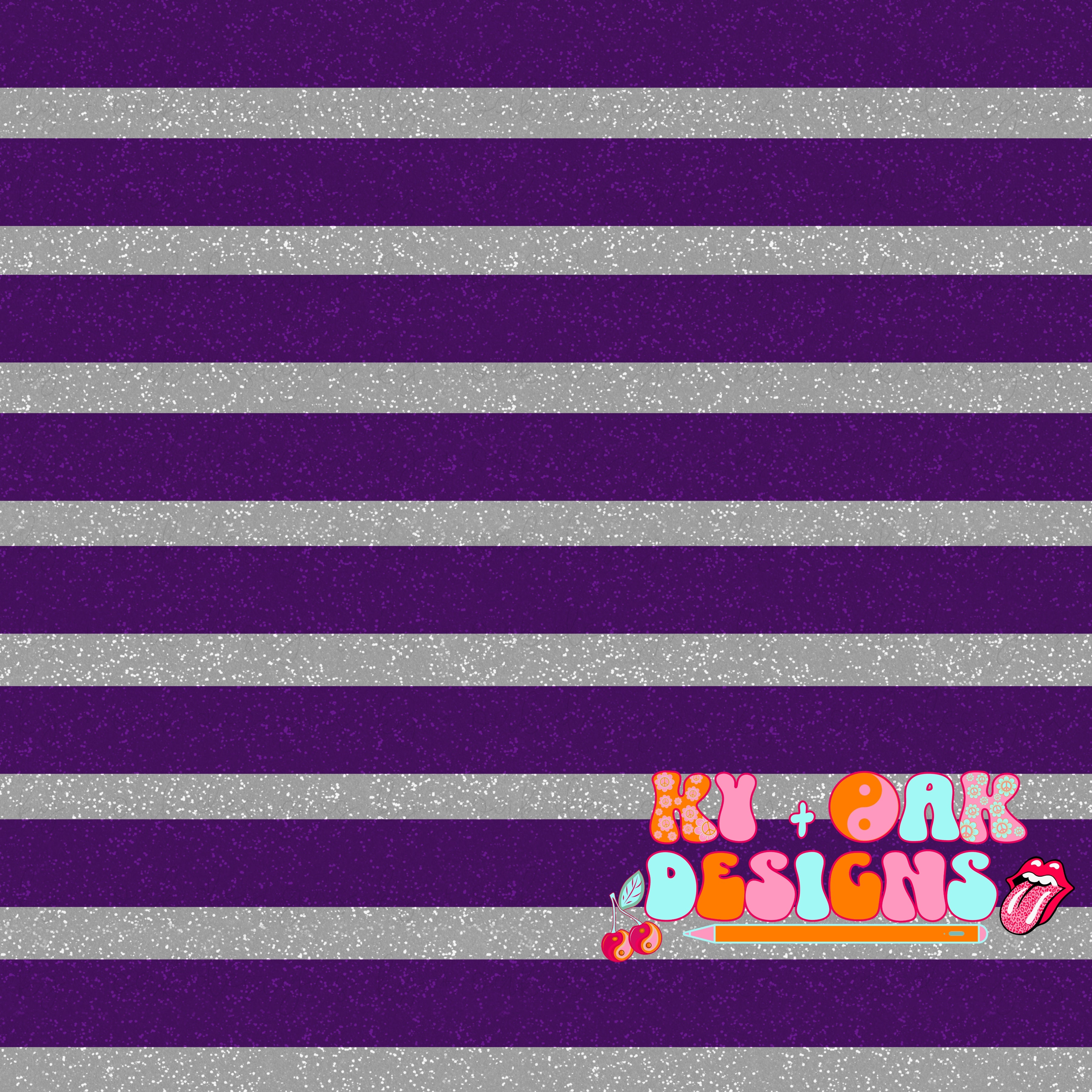 Sparkly Spooky Stripes