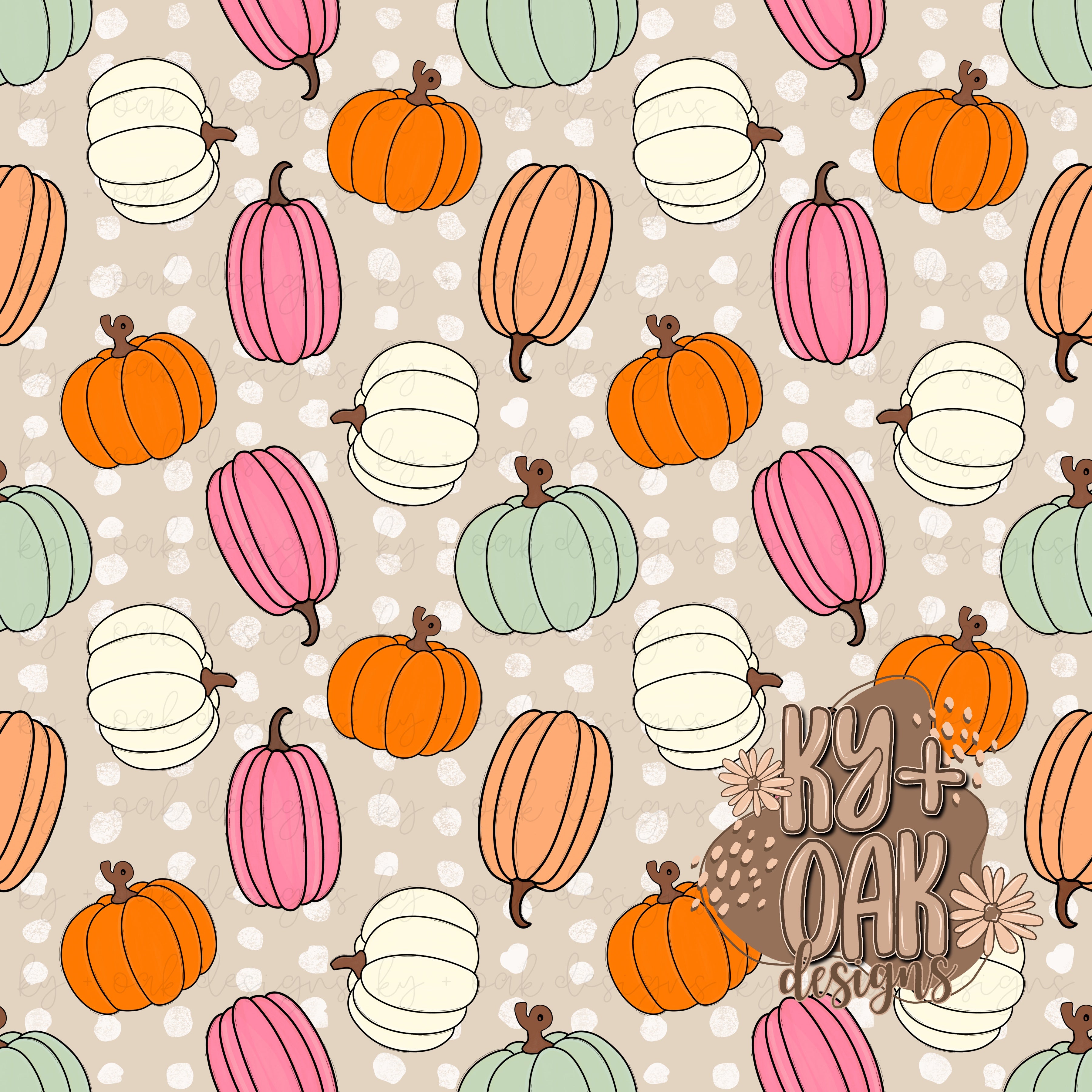 Pastel Pumpkins